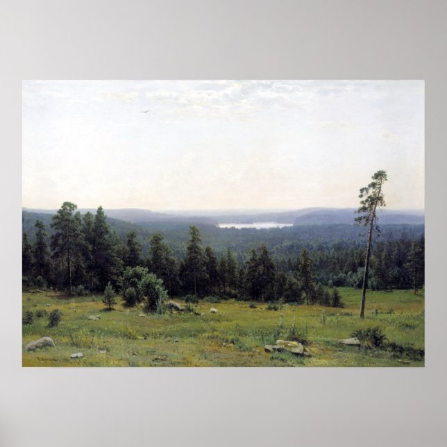 Póster Forest Distance Ivan Shishkin (Frente)