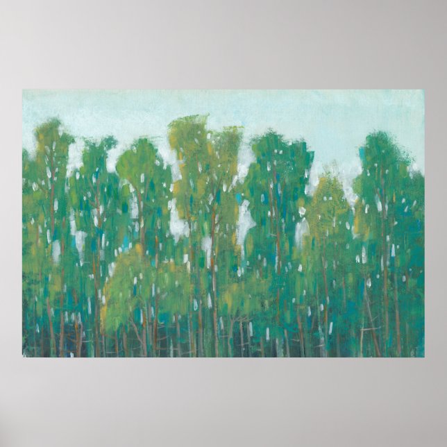 Póster Forest Green II (Frente)