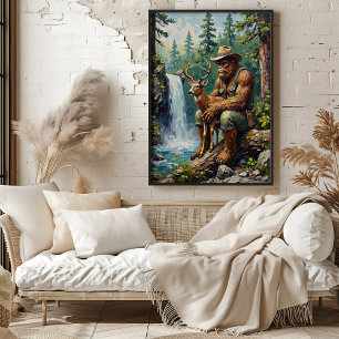 Póster Forest Guardian: Bigfoot y su barrio