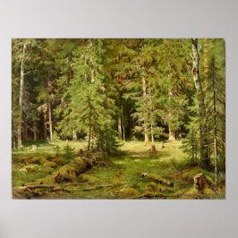 Póster Forest Ivan Shishkin