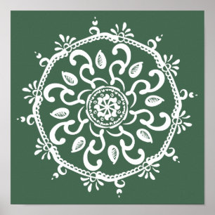Póster Forest Mandala