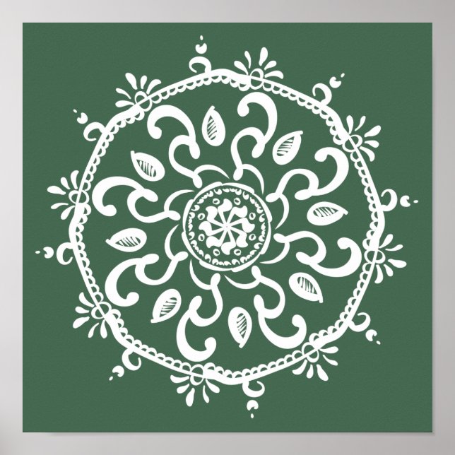 Póster Forest Mandala (Frente)