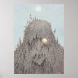 Póster Forest Troll Theodor Kittelsen