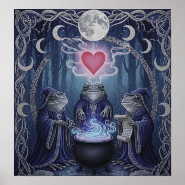 Póster ForestFrogTrio (Frente)