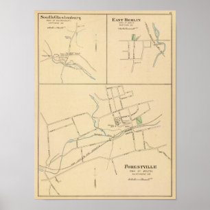 Póster Forestville, S Glastonbury, E Berlín