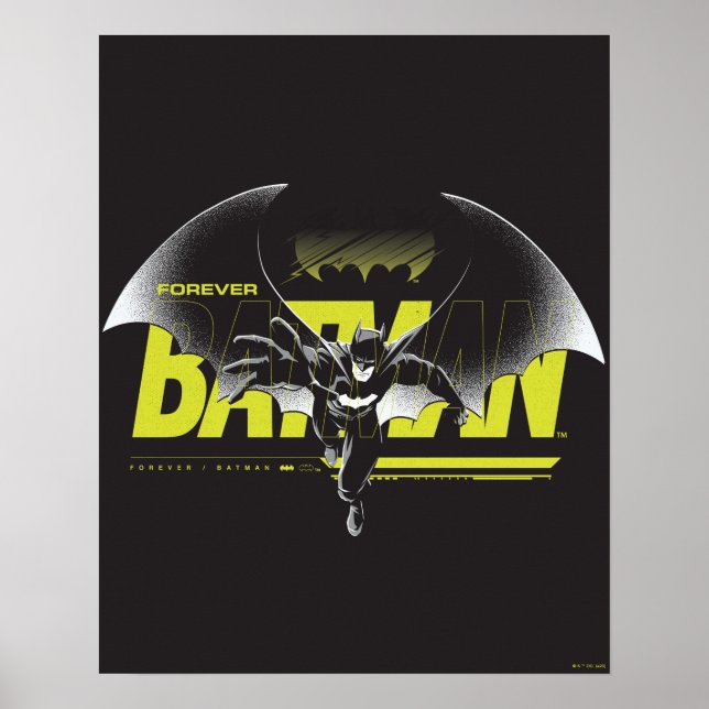 Póster Forever Batman Alcanza Gráfica (Frente)