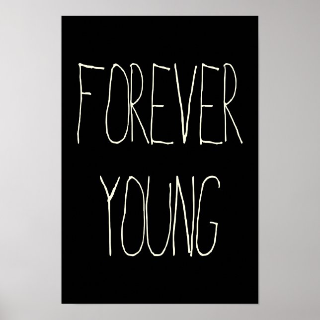 Póster Forever young (Frente)