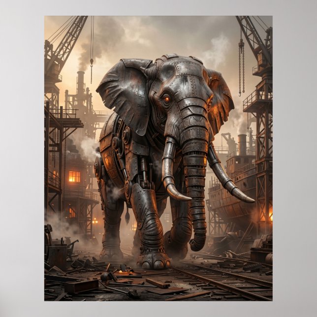 Póster Forja del Elefante de Hierro (Frente)