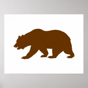 Póster Forma de oso