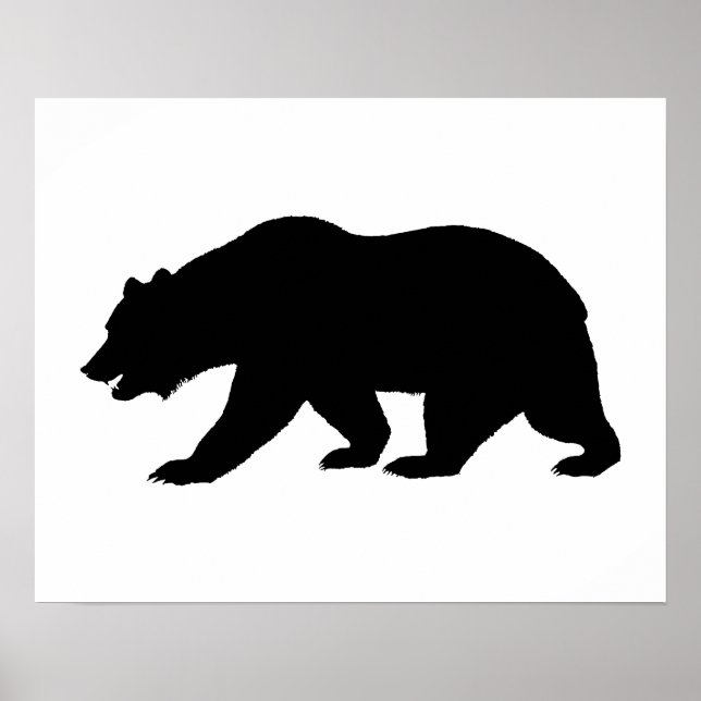 Póster Forma de oso (Frente)