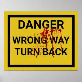 Póster Forma equivocada