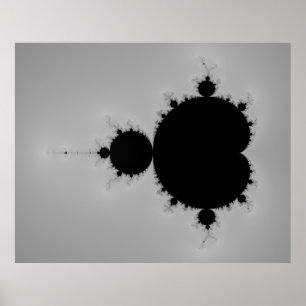 Póster Forma Fractal de Mandelbrot Set
