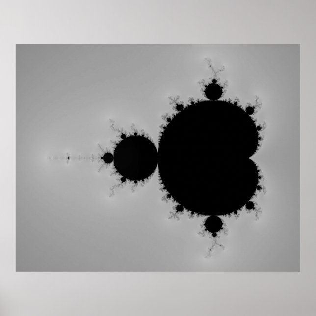 Póster Forma Fractal de Mandelbrot Set (Frente)