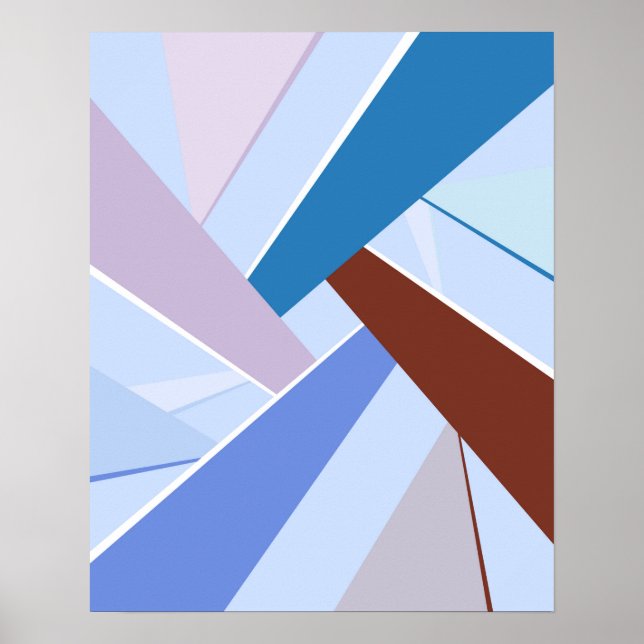 Póster Forma Geométrica Abstracta 3 (Frente)