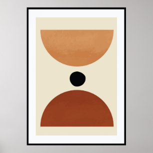 Póster Forma orgánica abstracta