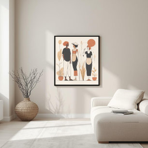 Póster Forma Sagrada – Geometría Femenina Moderna