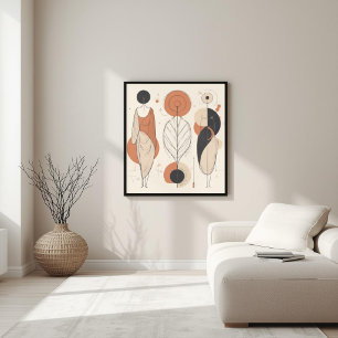 Póster Forma Sagrada – Geometría Femenina Moderna IV