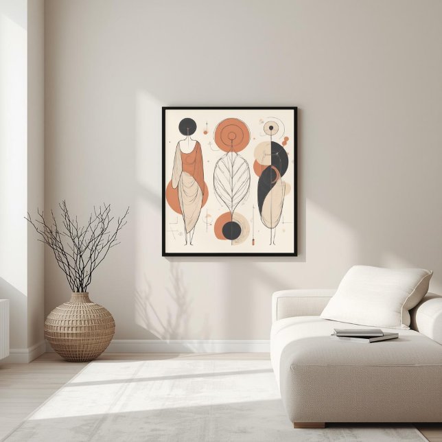 Póster Forma Sagrada – Geometría Femenina Moderna IV (Subido por el creador)