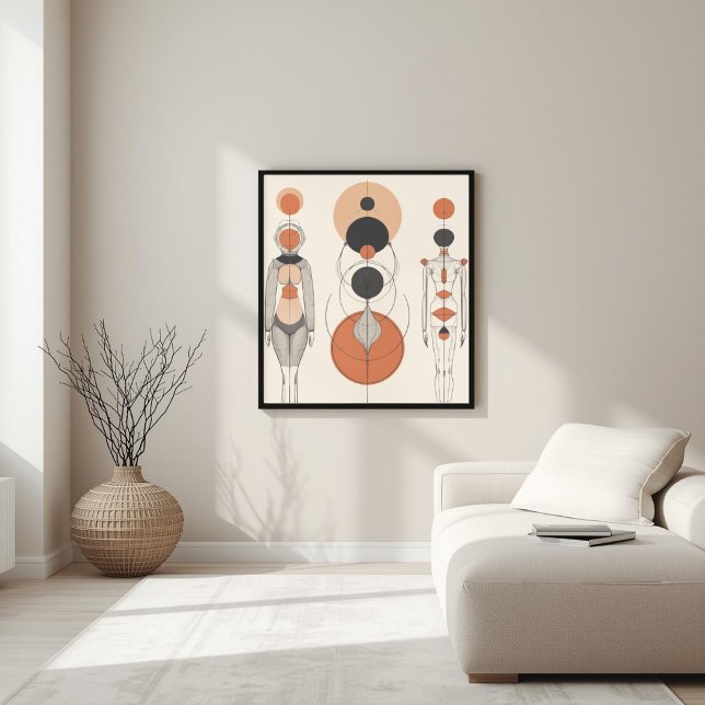 Póster Forma Sagrada – Geometría Femenina Moderna V (Subido por el creador)
