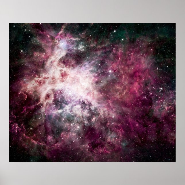 Póster Formación de nebulas en el espacio ultraterrestre (Frente)