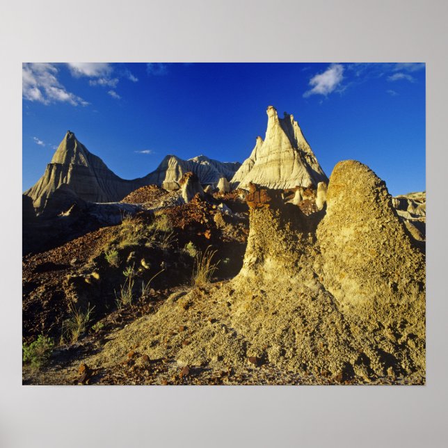 Póster Formaciones Badlands en el Parque Provincial Dinos (Frente)