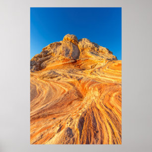 Póster Formaciones de arenisca en White Pocket