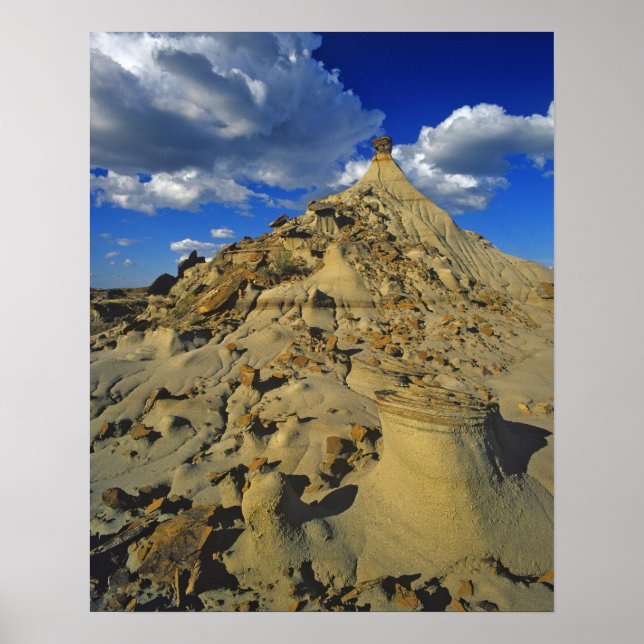 Póster Formaciones de Badlands en el Parque Provincial Di (Frente)