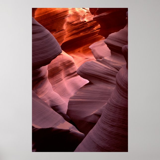 Póster Formaciones de cañones de Antelope (Frente)