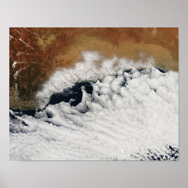 Póster Formaciones inusuales de nubes (Frente)