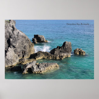 Póster Formaciones rocosas de la Bahía de Herradura, Berm