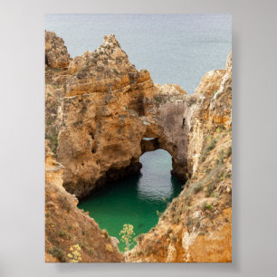 Póster Formaciones rocosas en Algarve