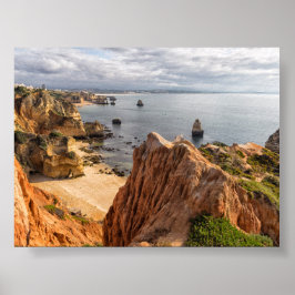 Póster Formaciones rocosas en Algarve