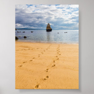 Póster Formaciones rocosas en Algarve