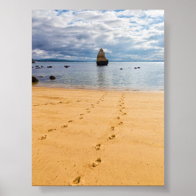 Póster Formaciones rocosas en Algarve (Frente)
