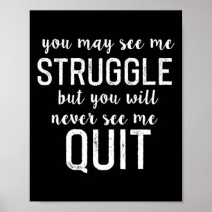 Póster Formar Inspiración Motivacional Diciendo a los Hom