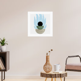 Póster Formas abstractas de Boho