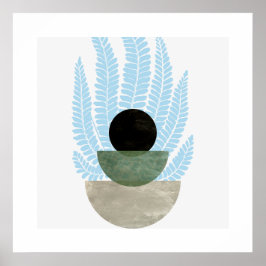 Póster Formas abstractas de Boho