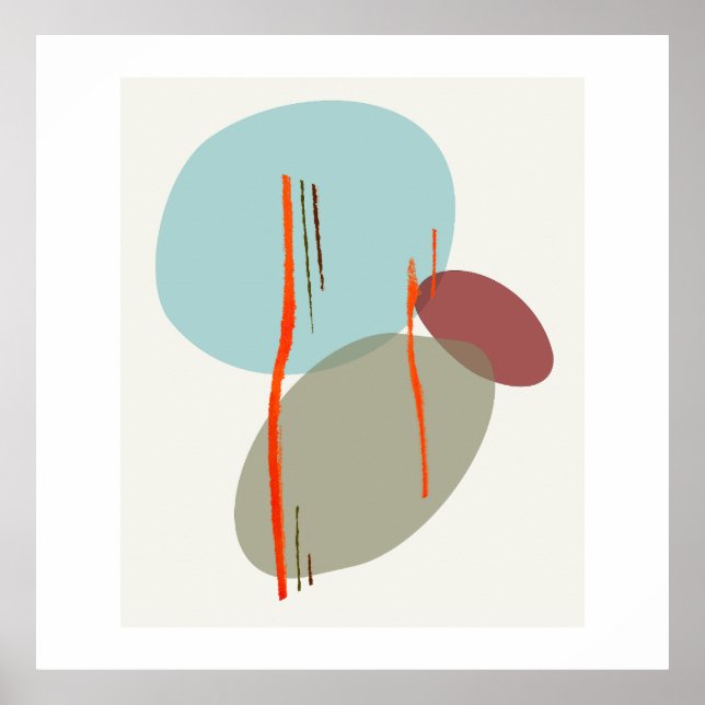 Póster Formas Boho (Frente)