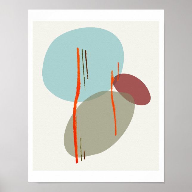 Póster Formas Boho (Frente)