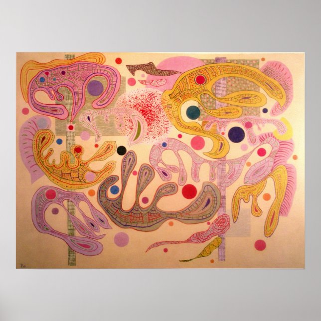 Póster Formas caprichosas (Frente)