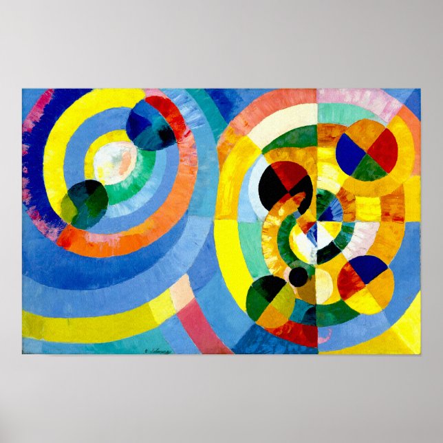 Póster Formas circulares de Robert Delaunay (Frente)