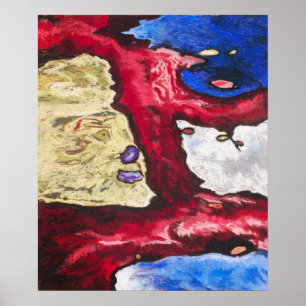 Póster 'Formas de árbol y agua' de Arthur Dove