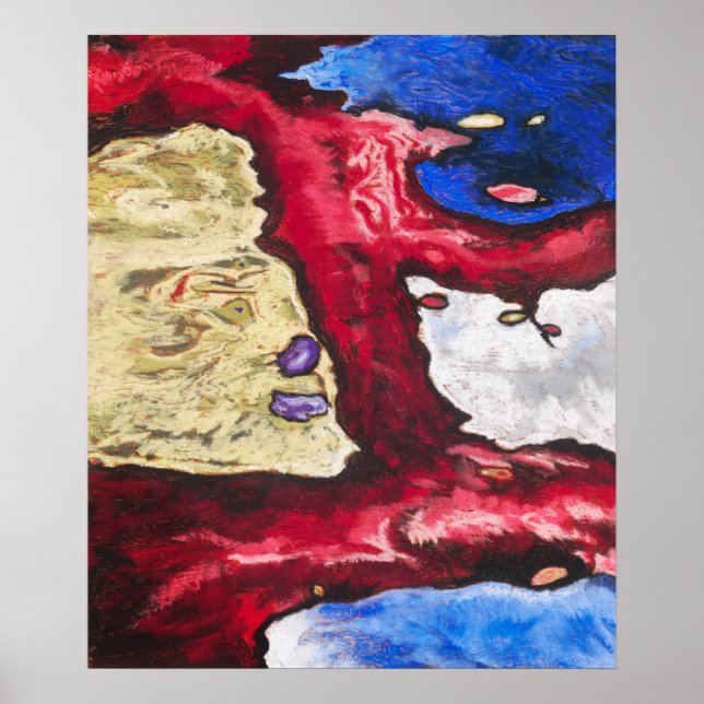 Póster 'Formas de árbol y agua' de Arthur Dove (Frente)