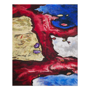 Póster Formas de árboles y agua (1928) - Arthur Dove