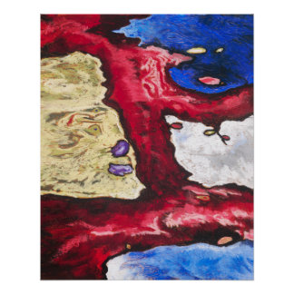 Póster Formas de árboles y agua (1928) - Arthur Dove