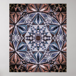 Póster Formas de Cristal