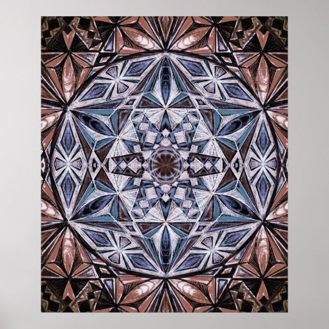 Póster Formas de Cristal (Frente)
