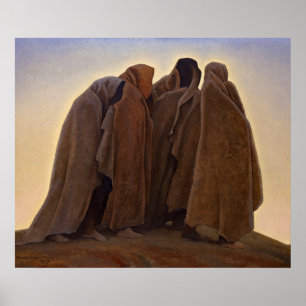 Póster Formas de miedo de Maynard Dixon