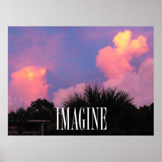 Póster Formas de nube