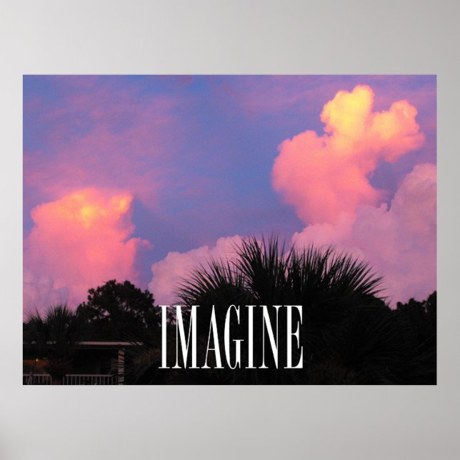 Póster Formas de nube (Frente)